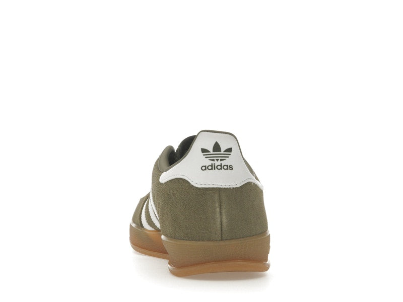 adidas Gazelle Indoor Olive Strata Cloud White Gum
