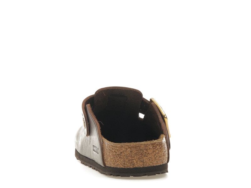 Birkenstock Boston Bold Leather Roast Brown