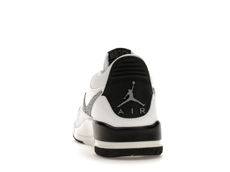 Jordan Legacy 312 Low White Black Elephant Swoosh