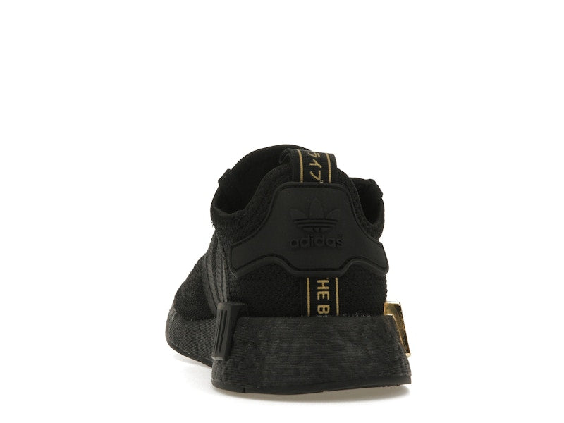 adidas NMD R1 Triple Black Gold Metallic (Women's)