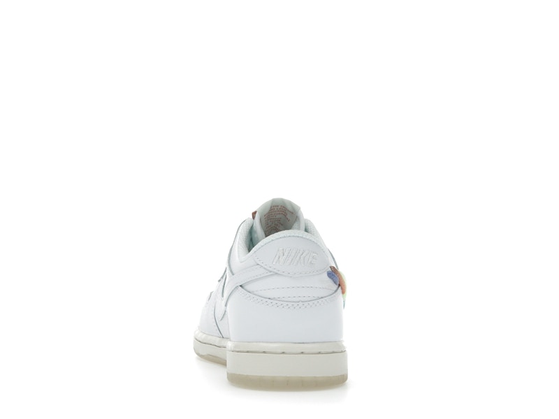 Nike Dunk Low SE Rainbow Lace Swoosh White (PS)