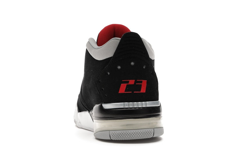 Jordan Big Fund Black Metallic Silver University Red