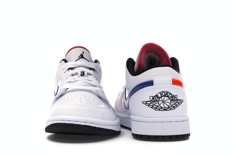 Jordan 1 Low White Multi-Color