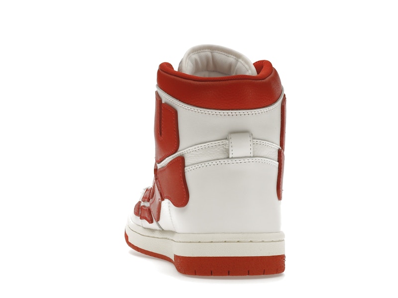 AMIRI Skel Panelled High Top White Red