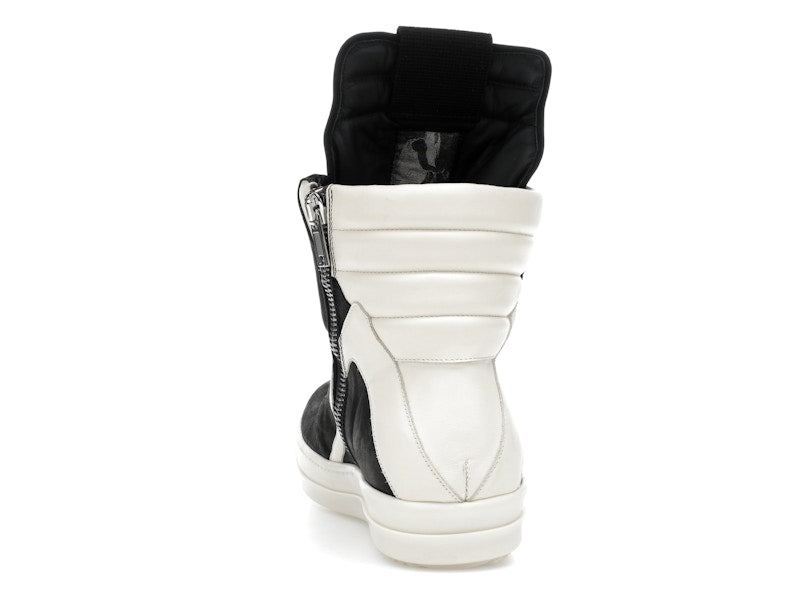 Rick Owens Geobasket High Black Milk