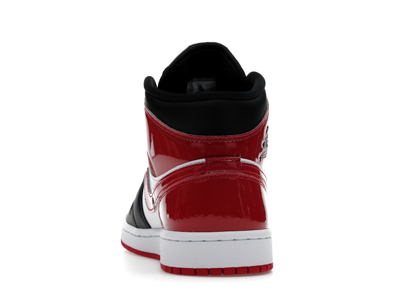 Jordan 1 Mid SE Patent Bred Toe