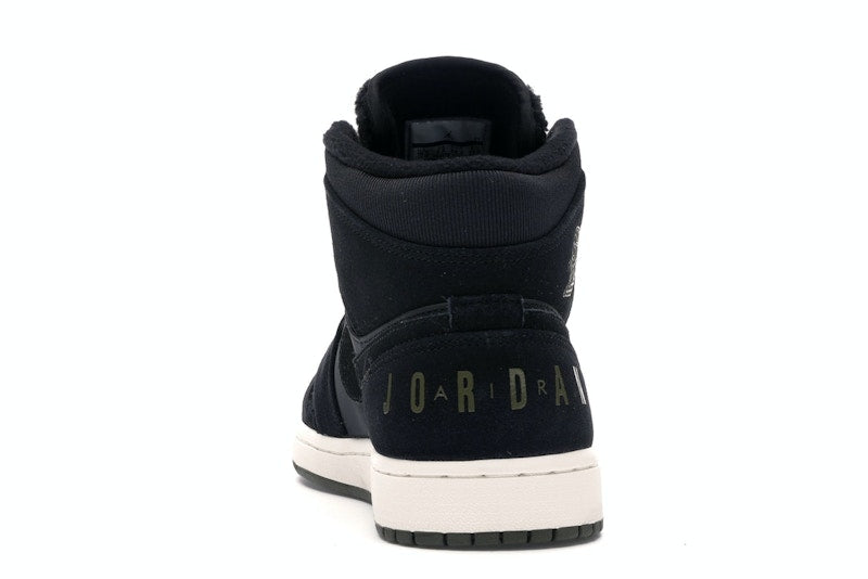 Jordan 1 Mid Black Olive Canvas