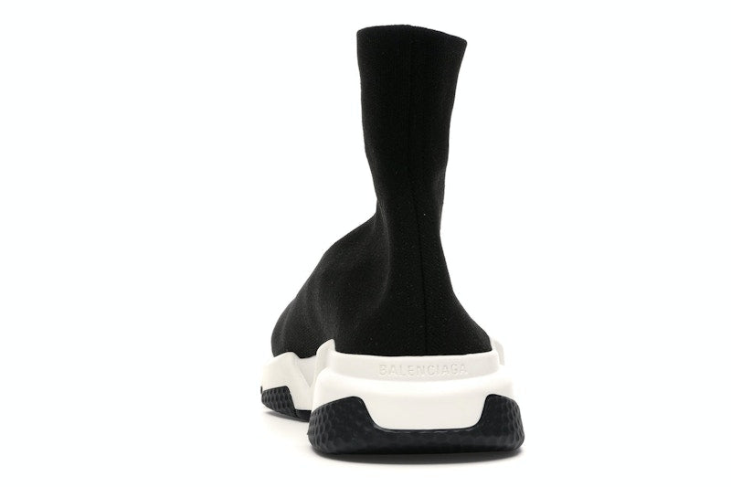 Balenciaga Speed Sock Slip-On Black White