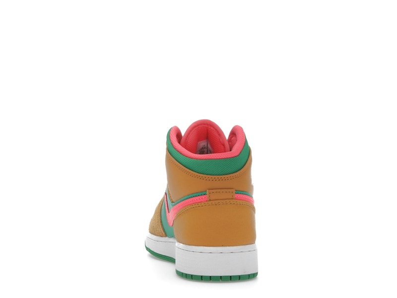 Jordan 1 Mid SE Chutney Lucky Green (GS)