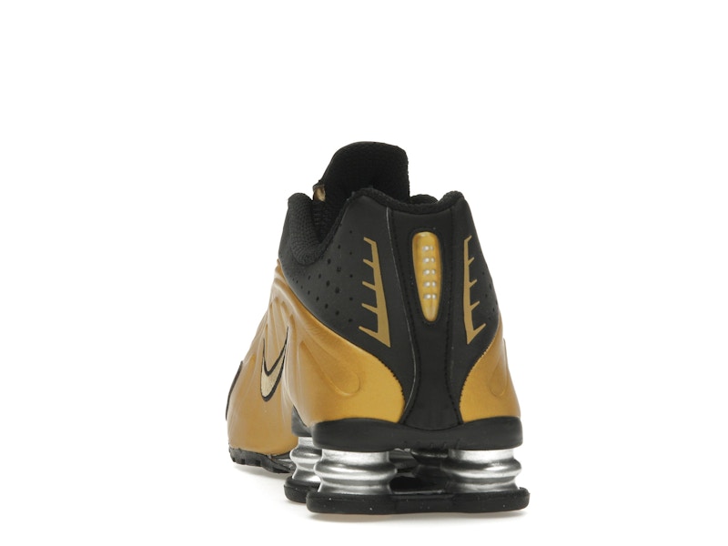 Nike Shox R4 Black Metallic Gold (Women's)