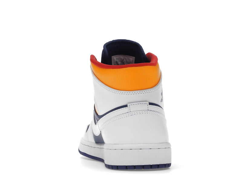 Jordan 1 Mid Royal Blue Laser Orange