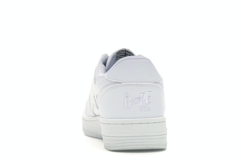 BAPE STA Low White