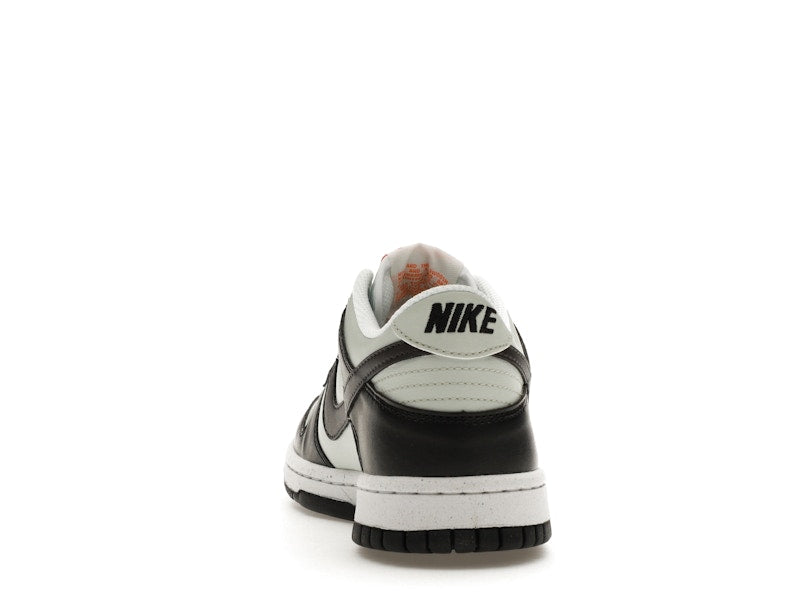 Nike Dunk Low Black Bright Mandarin Mini Swoosh (GS)