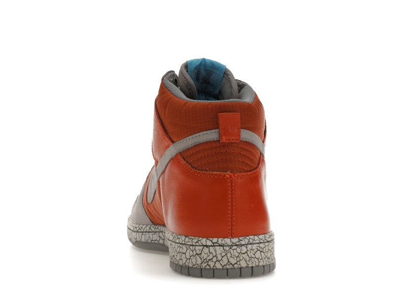 Nike Dunk High Earthquake Dark Orange