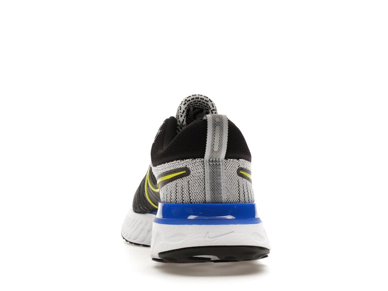Nike React Infinity Run Flyknit 2 Black White Racer Blue Cyber