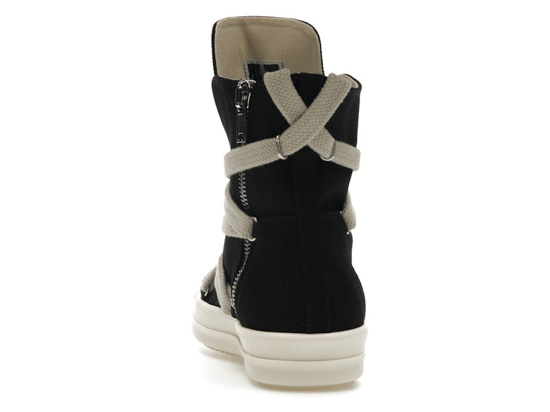 Rick Owens DRKSHDW Hexa High Black Pearl Milk Fat Lace