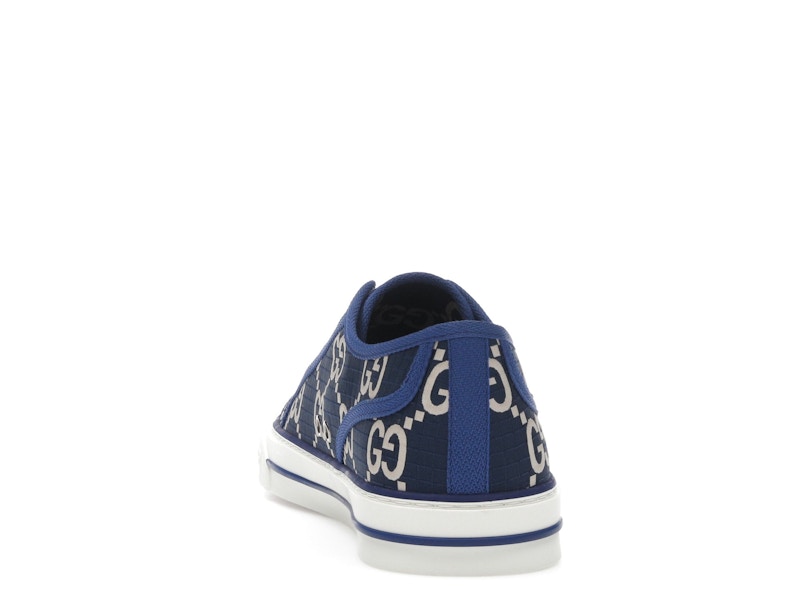 Gucci Tennis 1977 Low GG Monogram Blue
