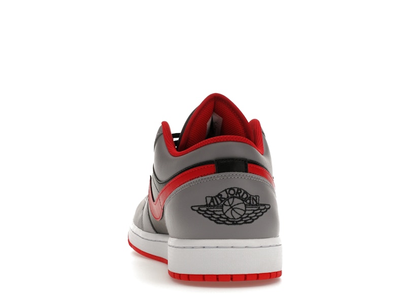 Jordan 1 Low Black Light Smoke Grey Gym Red