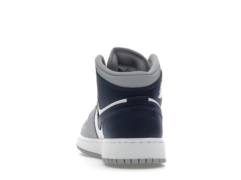 Jordan 1 Mid Wolf Grey Midnight Navy (GS)