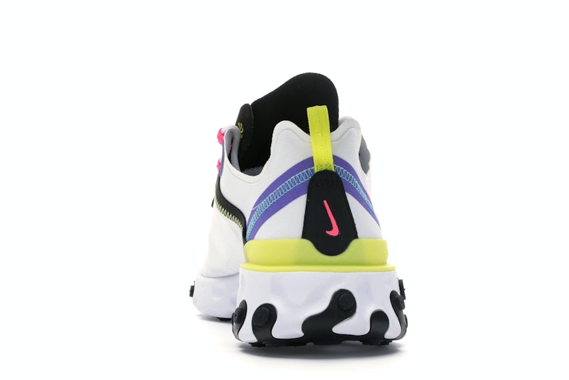 Nike React Element 55 White Psychic Purple Hyper Pink