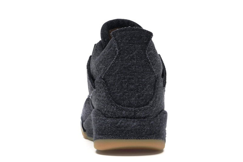 Jordan 4 Retro Levi's Black (GS) (Blank Tag)