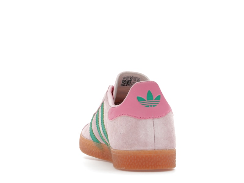 adidas Gazelle Clear Pink Court Green (GS)