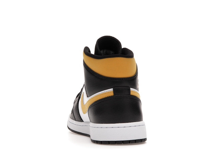 Jordan 1 Mid White Pollen Black