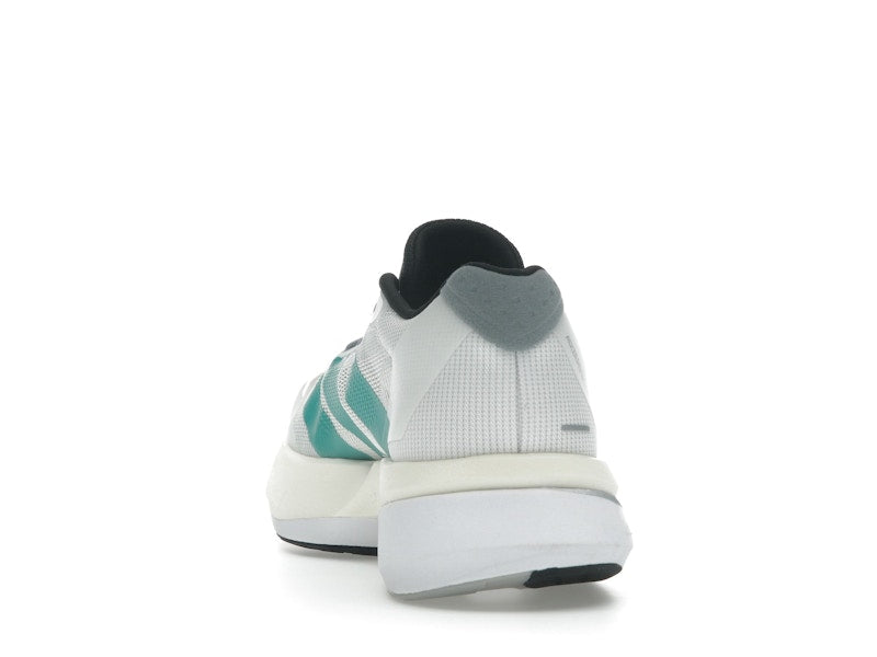adidas Adizero Boston 13 White Pure Teal