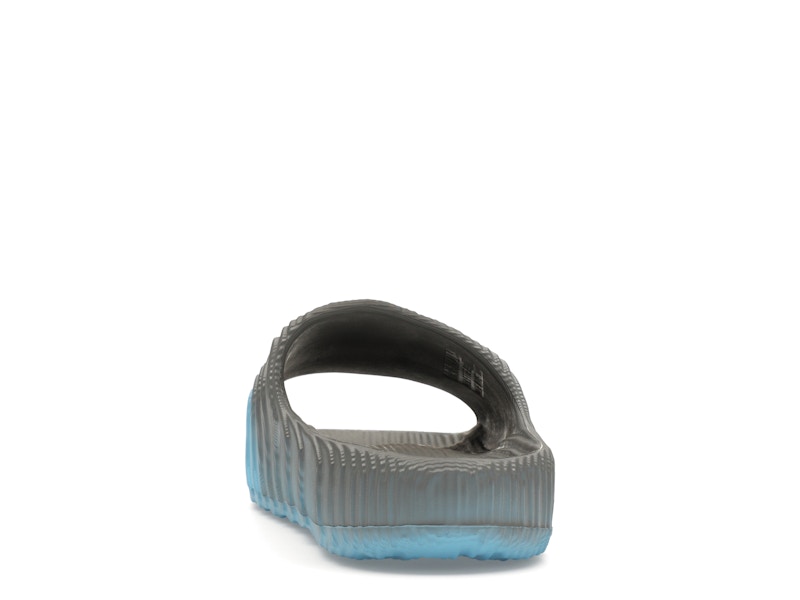 adidas Adilette 22 Slides Grey Semi Blue Burst Mel Core Black