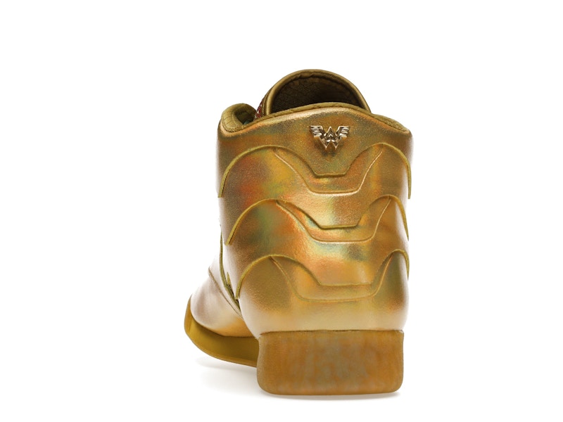 Reebok Freestyle Hi DC Wonder Woman Gold (Women's)