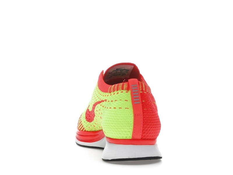 Nike Flyknit Racer Bright Crimson Volt