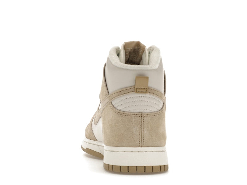 Nike Dunk High Tan Suede White