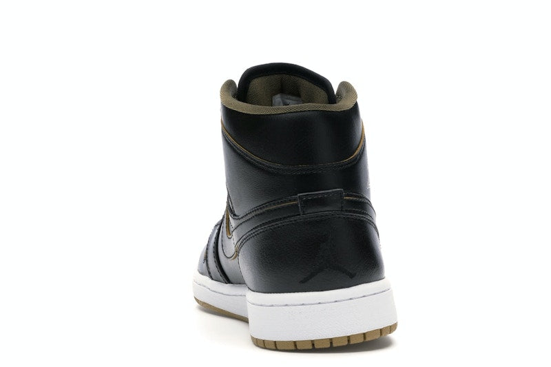 Jordan 1 Retro Mid Black Metallic Gold