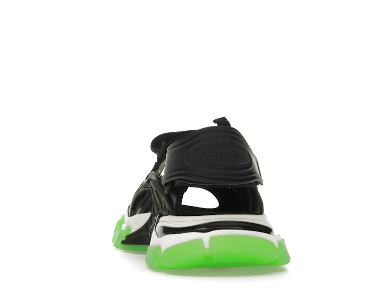 Balenciaga Track Sandal Black White Green