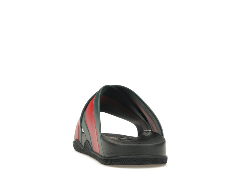 Gucci Web Slide Black Rubber