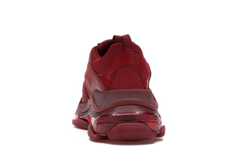 Balenciaga Triple S Burgundy Red