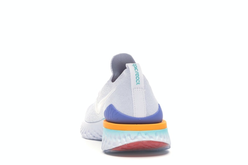Nike Epic React Flyknit 2 White Hyper Jade Ember Glow (Women's)