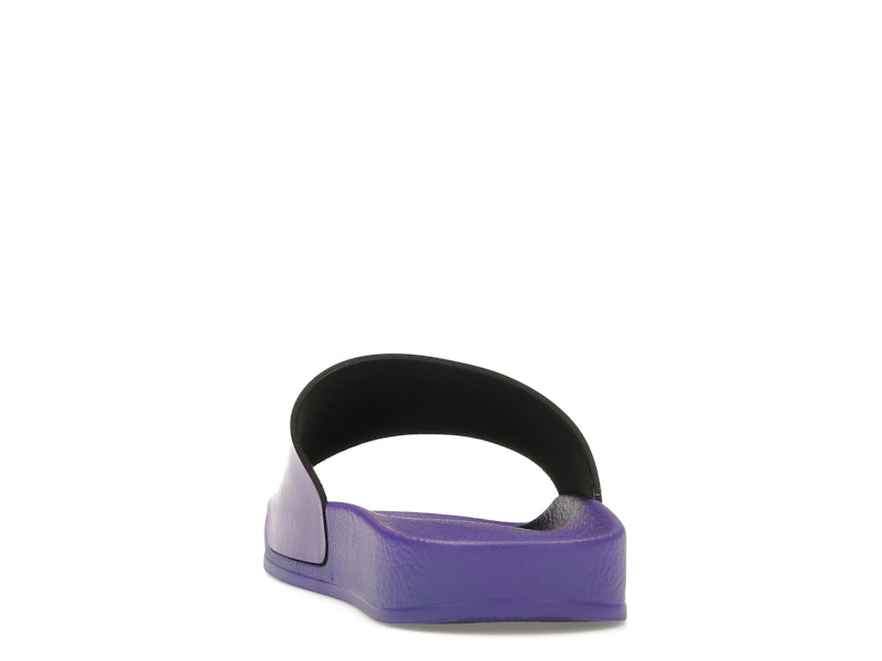 OFF-WHITE Off Stamp Slide Dark Violet Black (Women's)