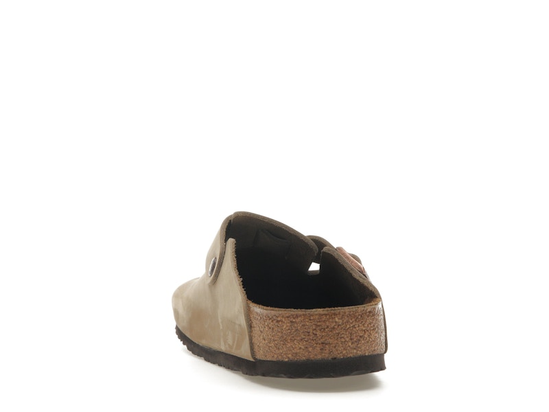Birkenstock Boston Oiled Leather Tobacco Brown