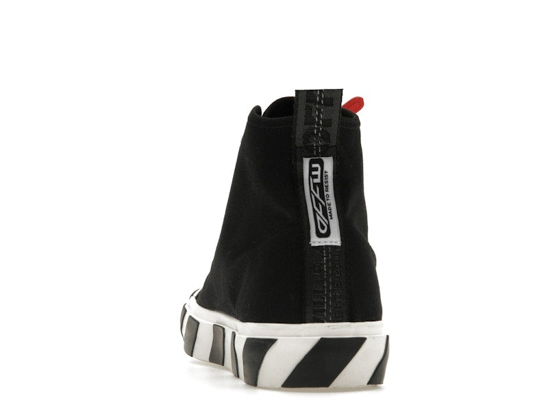 OFF-WHITE Vulcanized Hi Black Red Canvas