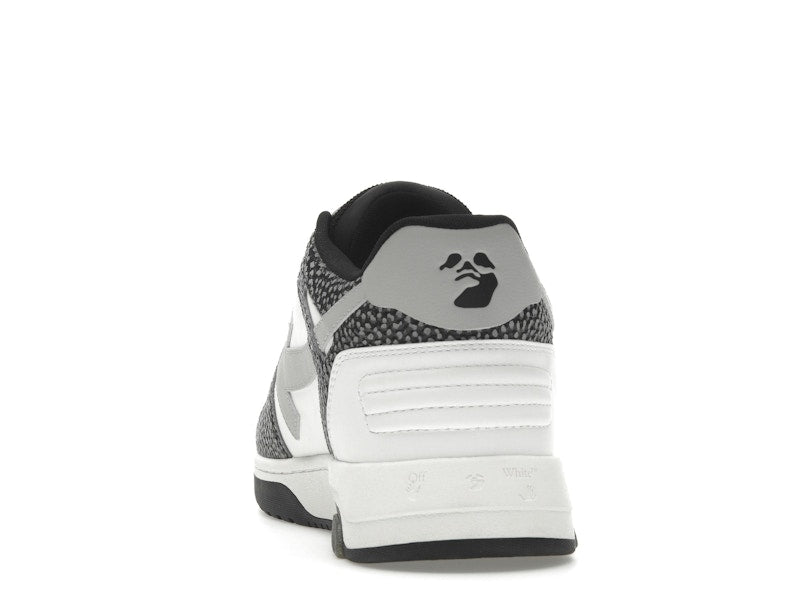 OFF-WHITE Out Of Office OOO Low Tops Black Grey with Dots