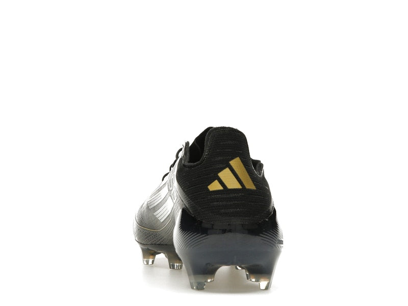 adidas F50 Elite FG Core Black Iron Metallic Gold Metallic
