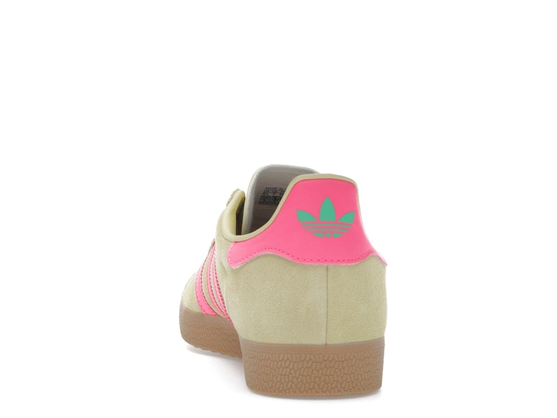 adidas Gazelle Powder Yellow Lucid Pink (Women's)