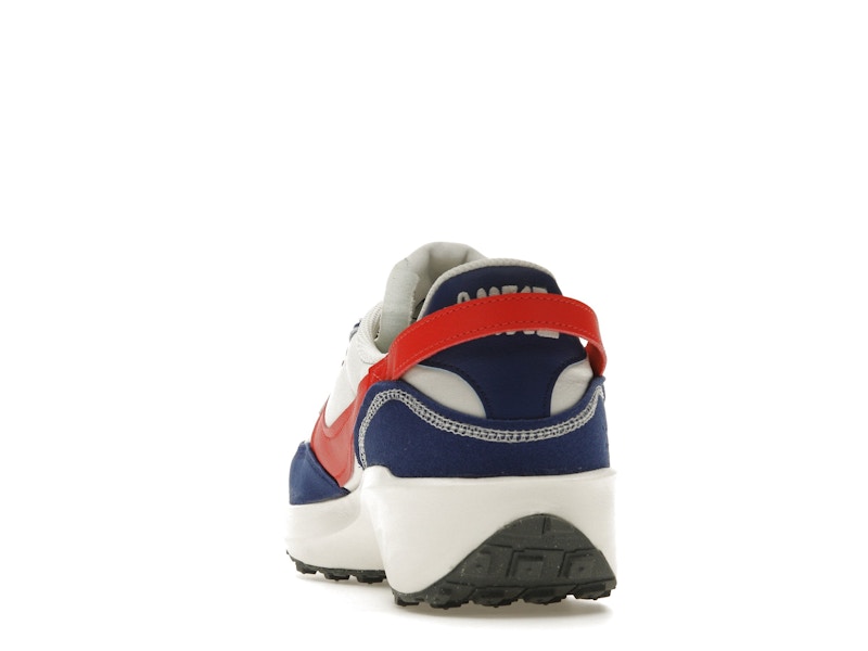 Nike Waffle Debut Swoosh Habanero Red Old Royal