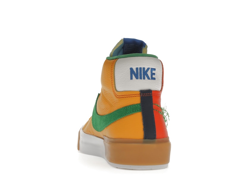 Nike SB Zoom Blazer Mid Edge Safety Orange University Gold