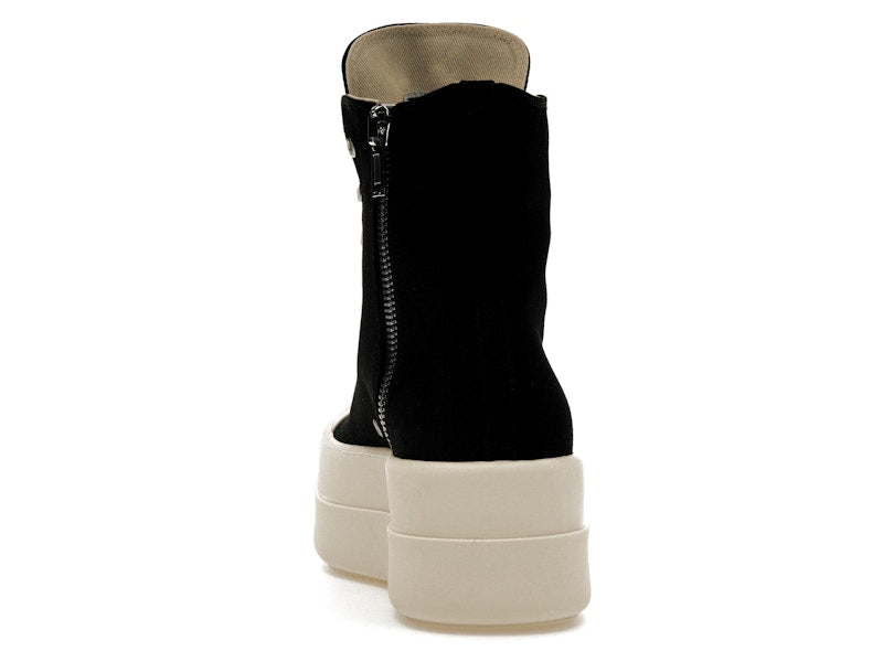 Rick Owens DRKSHDW Mega Bumper Canvas Sneaks Black Milk