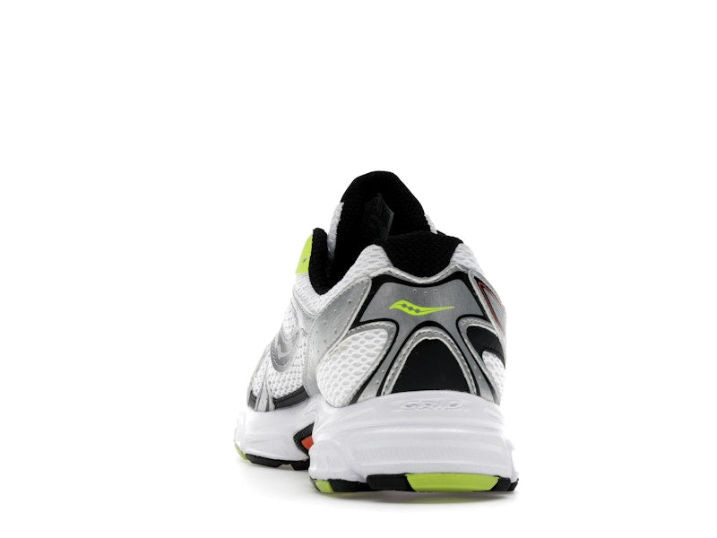 Saucony Grid Ride Millennium White Silver Lime Orange