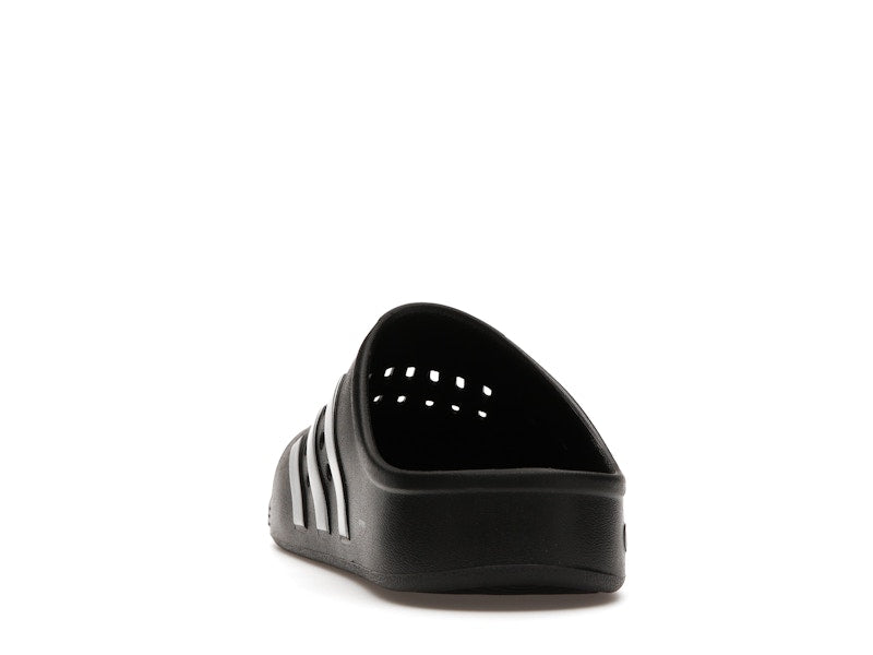 adidas Adilette Clog Black Silver
