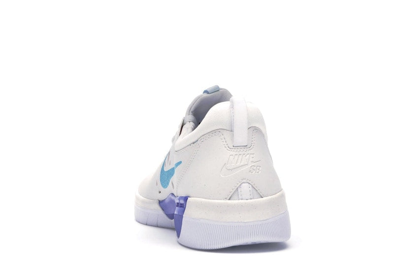 Nike SB Nyjah Summit White Light Blue Fury