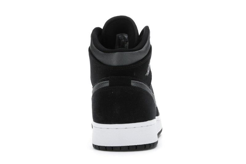 Jordan 1 Mid White Black Grey (GS)